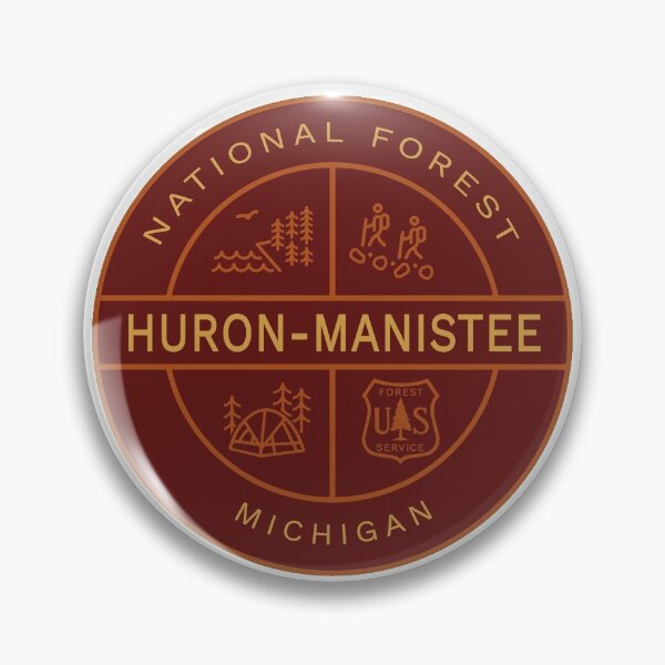 Item preview, Huron-Manistee National Forest Heraldic Logo designed and sold by VanyaKar.