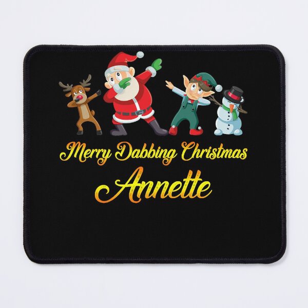Item preview, A Mysterious Girl With Special Fate Annette Film Dabbing Santa Claus Elf Reindeer Snowman Merry Dabb designed and sold by LocosAnnette.