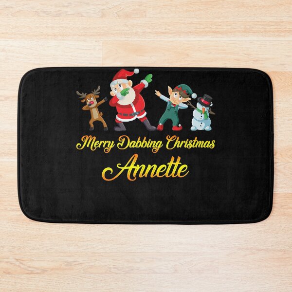 Item preview, A Mysterious Girl With Special Fate Annette Film Dabbing Santa Claus Elf Reindeer Snowman Merry Dabb designed and sold by LocosAnnette.