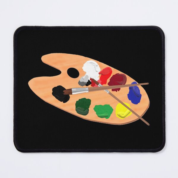 Item preview, Wooden Artist Palette Black designed and sold by ArtByLM.