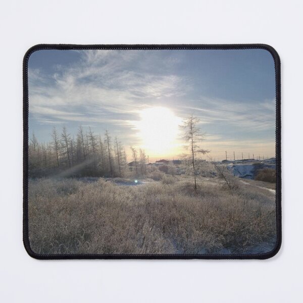 Item preview, Sun rising over a frosty land in Kuujjuaq, Nunavik designed and sold by celinebisson.