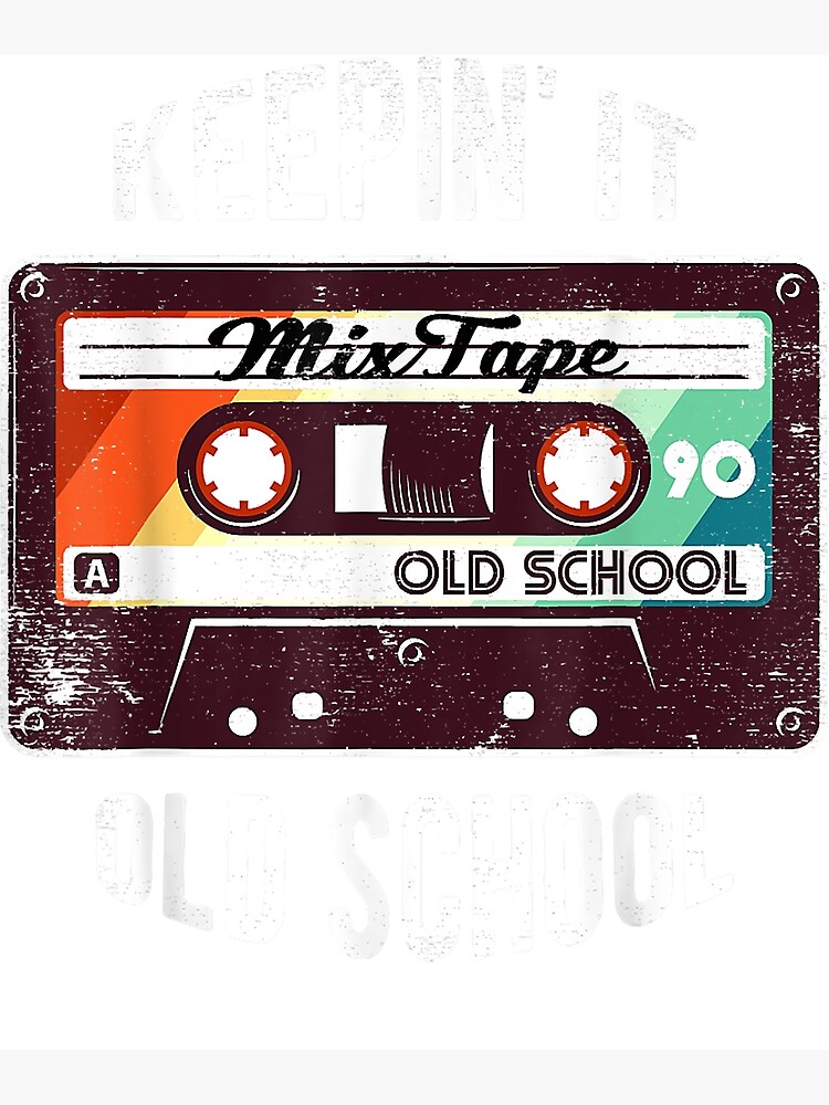 Old School Hip Hop 80s 90s Mixtape Graphic Poster For Sale By Resourceinterna Redbubble 