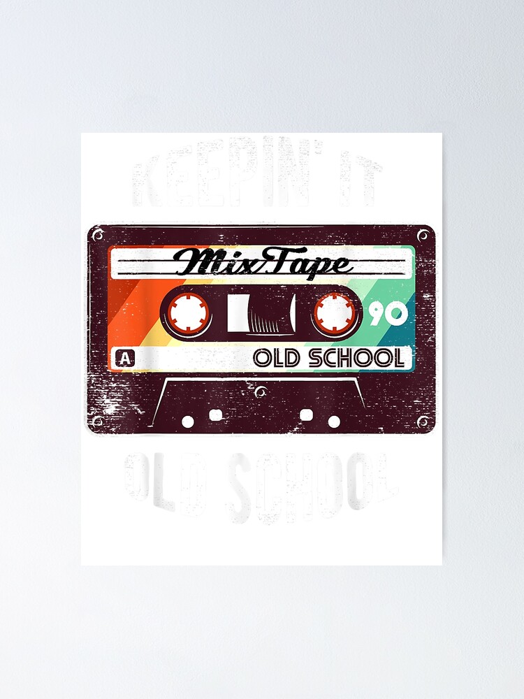 Old School Hip Hop 80s 90s Mixtape Graphic Poster For Sale By Resourceinterna Redbubble 