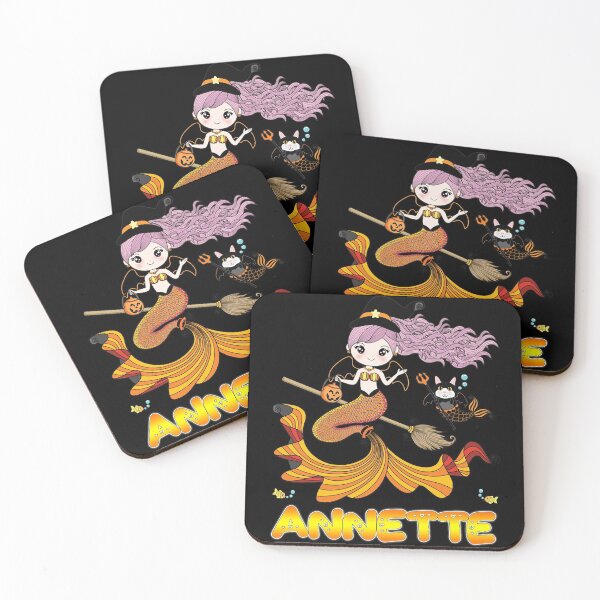 Item preview, A Mysterious Girl With Special Fate Annette Film Label Halloween Beautiful Mermaid Witch designed and sold by LocosAnnette.
