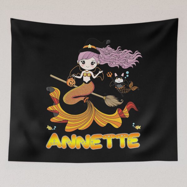 Item preview, A Mysterious Girl With Special Fate Annette Film Label Halloween Beautiful Mermaid Witch designed and sold by LocosAnnette.