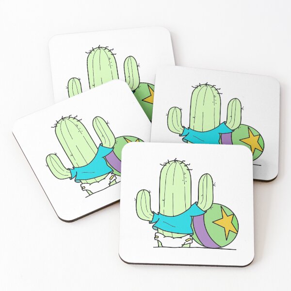 Item preview, Tommy pickles cactus in colour  designed and sold by hunterandkit.