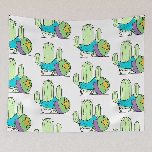 Item preview, Tommy pickles cactus in colour  designed and sold by hunterandkit.