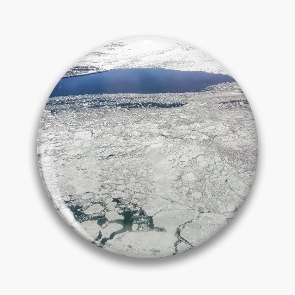 Item preview, Aerial view of the icy Ungava bay in the Nunavik region designed and sold by celinebisson.