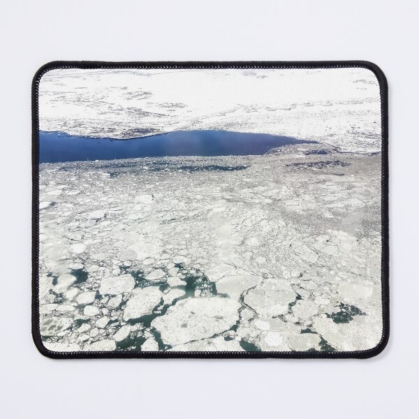 Item preview, Aerial view of the icy Ungava bay in the Nunavik region designed and sold by celinebisson.