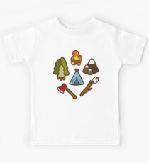 Camping is cool Kids Tee
