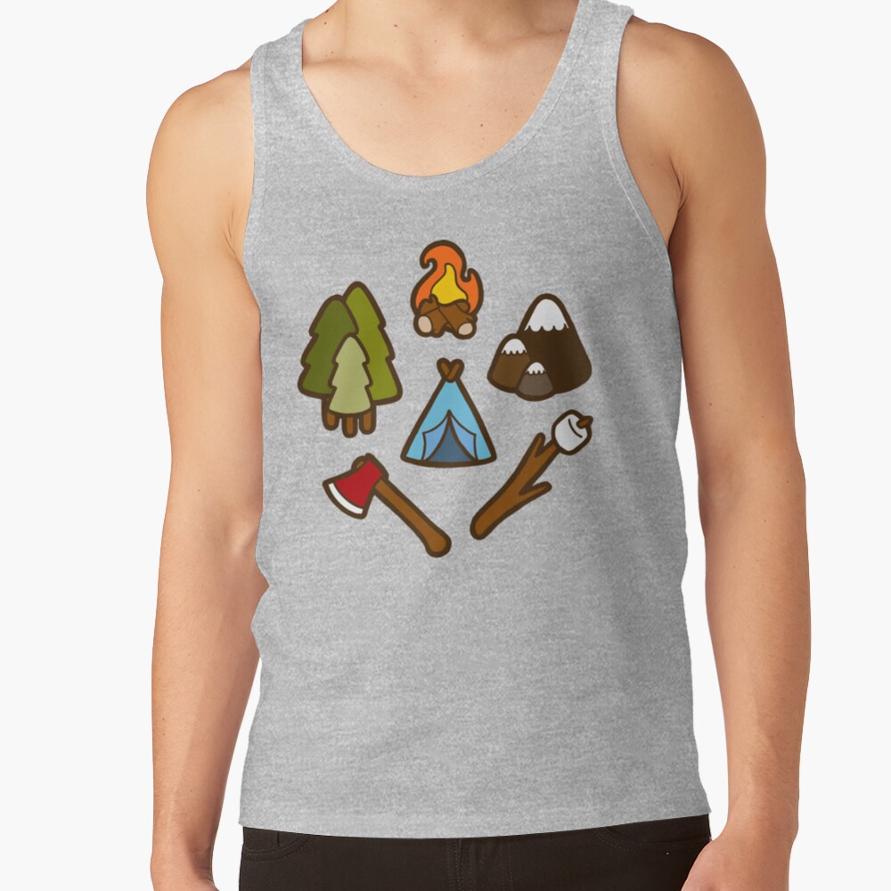 Camping is cool Tank Top