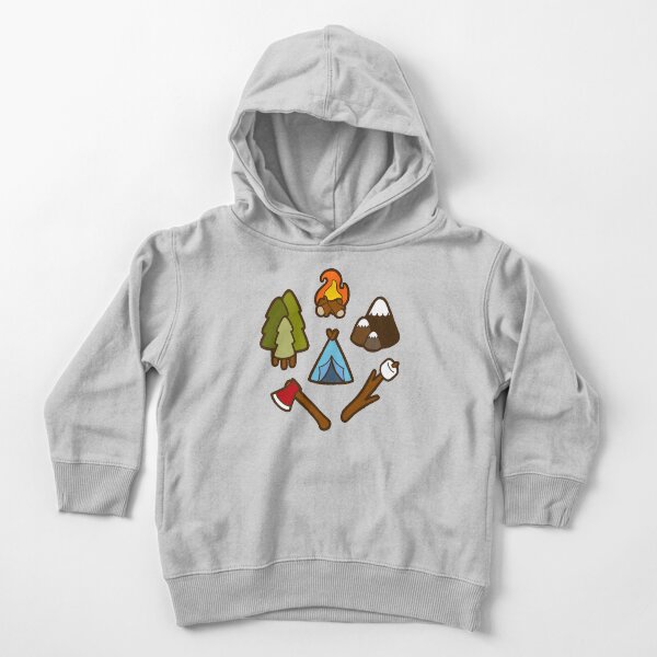 Camping is cool Toddler Pullover Hoodie