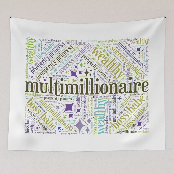 Item preview, multimillionaire vision law of attraction designed and sold by frankie5368.