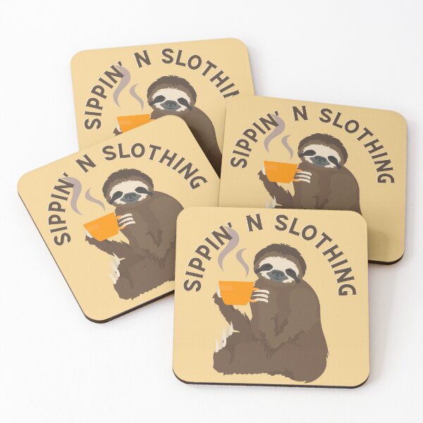 Item preview, Sipping And Slothing designed and sold by Orangegrph.