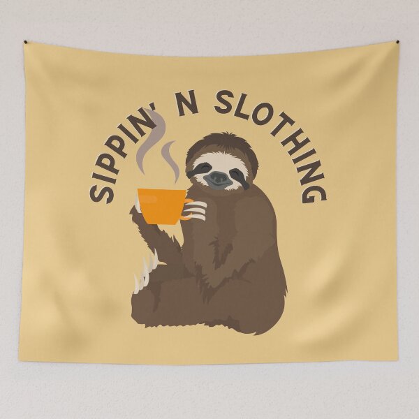 Item preview, Sipping And Slothing designed and sold by Orangegrph.