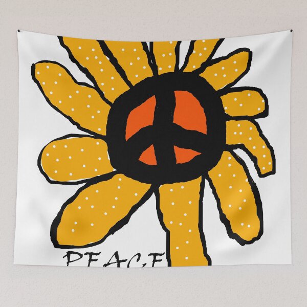 Item preview, flower power - Peace designed and sold by Maureen Zaharie.
