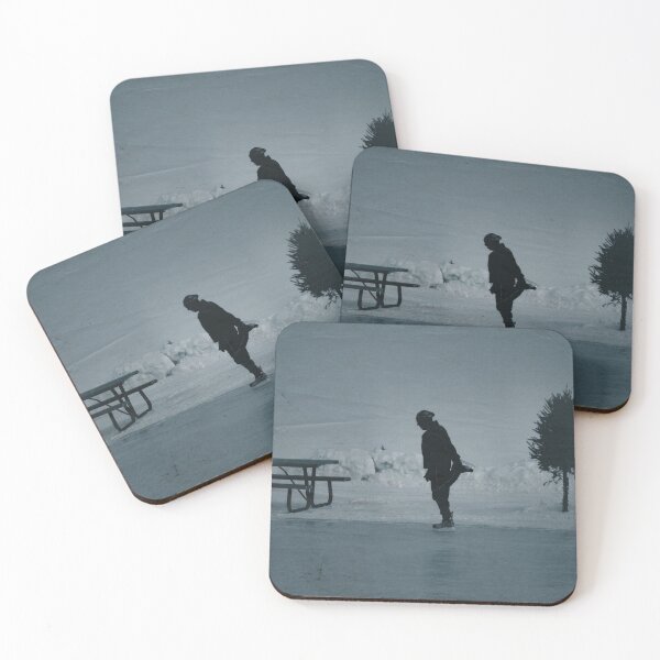 Item preview, Profile of a lonely skater on a skate ring designed and sold by celinebisson.