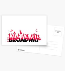 Eine Feier des Broadway Postkarten