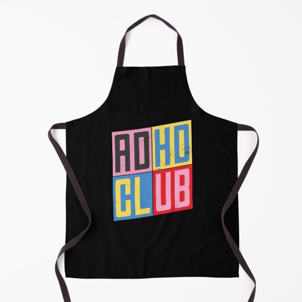Item preview, ADHD Club / Attention Deficit Hyperactivity Saying Awareness design designed and sold by CreatedByHeidi.