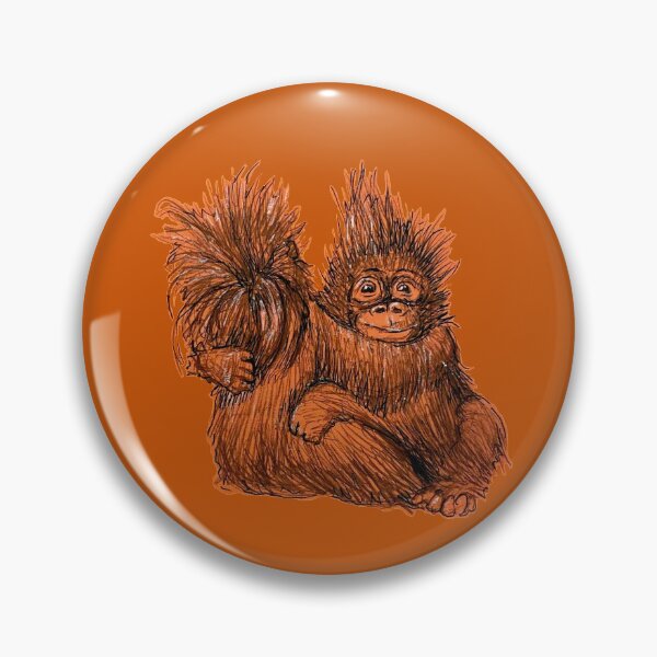 Item preview, Baby Orangutans (Cutout Version) designed and sold by AGuillotinette.