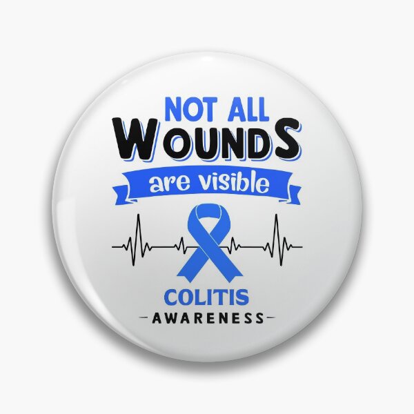 Item preview, Colitis Awareness Not All Wounds Are Visible designed and sold by Victormoratalla.