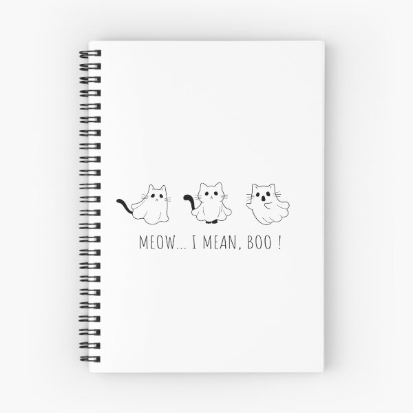 Item preview, Copie de Meow, I mean.. Boo! Halloween funny Ghost Cat designed and sold by Marybble.