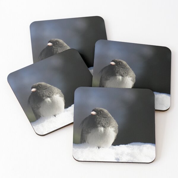 Item preview, Close-up of a junco in the snow designed and sold by celinebisson.