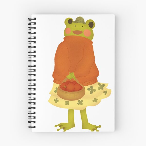 Item preview, Karla the frog in the fall picking apples designed and sold by jadefujiwara.