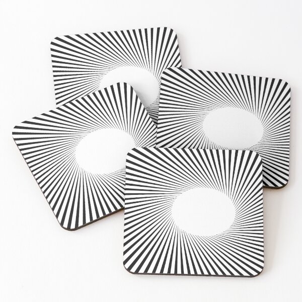Item preview, Black and white hole in the middle optical illusion  designed and sold by LisWilliams.