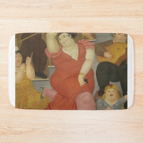 Item preview, Fernando Botero - Tablao Flamenco - Exhibition Poster designed and sold by stanleyclarkk.