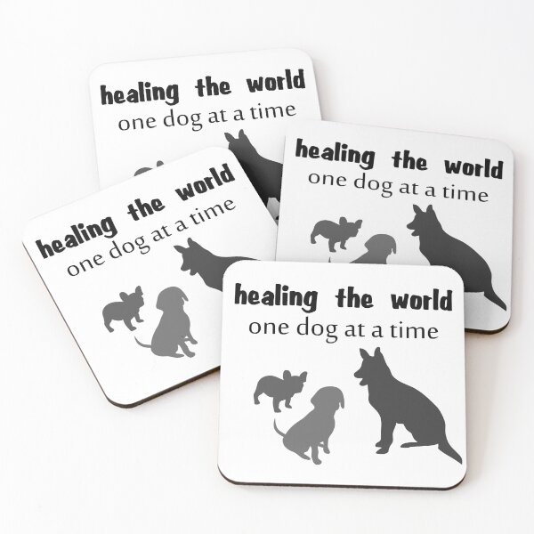 Item preview, Healing the World One Dog at a Time designed and sold by Delfyn Studios.
