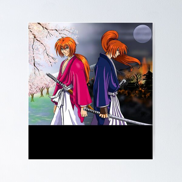 Himura kenshin - Kenshin manga Sticker by ArtSellerWorker