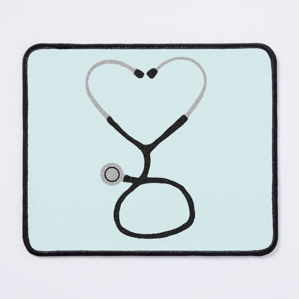 Item preview, Heart Shaped Stethoscope for Doctor or Nurse designed and sold by Amy Hadden.