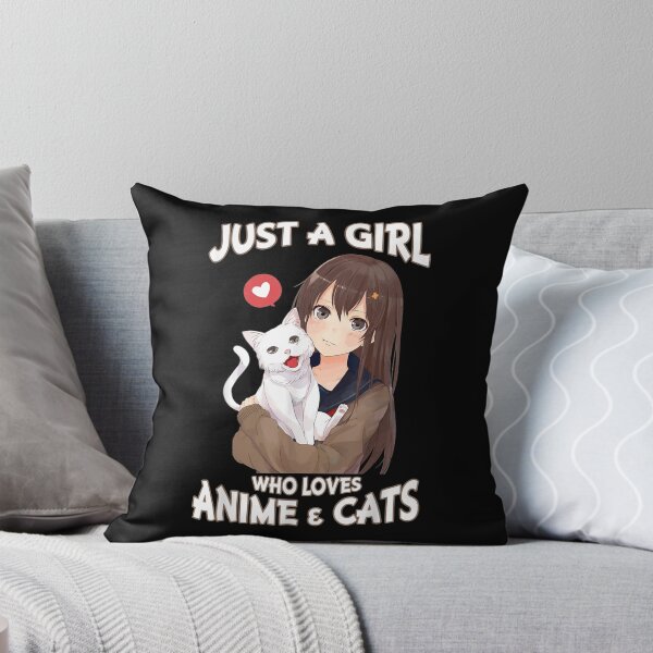 Item preview, Just A Girl Who Loves Anime & Cats Cute designed and sold by TERRYCOXSHOP.