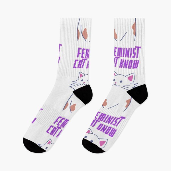 Item preview, Cat Know Feminist designed and sold by MiloRogiras.