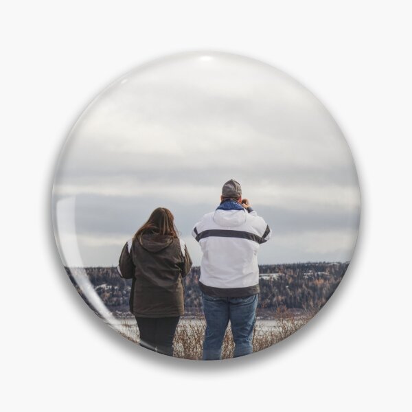 Item preview, Couple admiring the landscape in Kuujjuaq designed and sold by celinebisson.