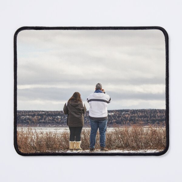 Item preview, Couple admiring the landscape in Kuujjuaq designed and sold by celinebisson.
