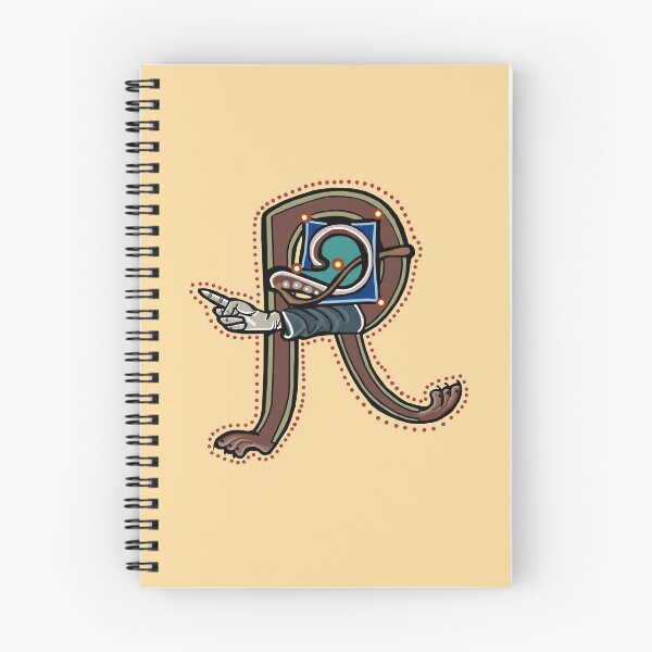 Item preview, Letter R Manicule W 14C Maastricht Psalter parody  designed and sold by Donnahuntriss.