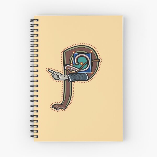 Item preview, Letter P Manicule W 14C Maastricht Psalter parody  designed and sold by Donnahuntriss.