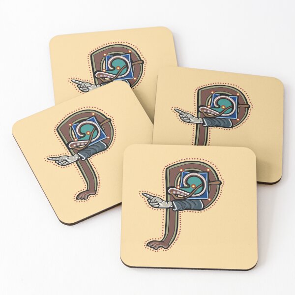 Item preview, Letter P Manicule W 14C Maastricht Psalter parody  designed and sold by Donnahuntriss.