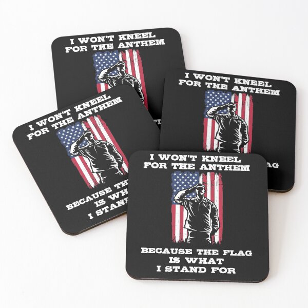 Item preview, I Won't Kneel For The Anthem Because The Flag Is What I Stand For designed and sold by elvisg03.