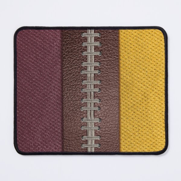 Item preview, Football Burgundy and Gold Team Spirit Patch designed and sold by Michele Engling.
