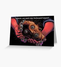 Monkey Island Head of the navigator English Greeting Card