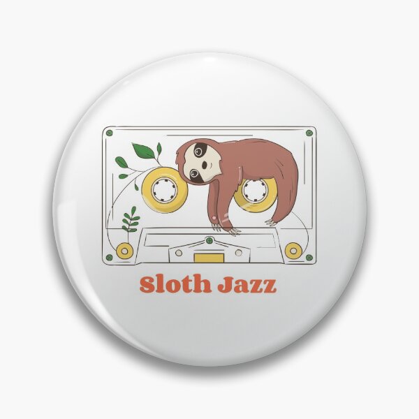 Item preview, Sloth Jazz Cassette tee design  designed and sold by lach3.