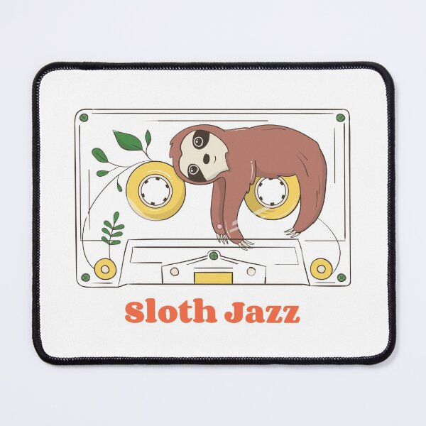 Item preview, Sloth Jazz Cassette tee design designed and sold by lach3.