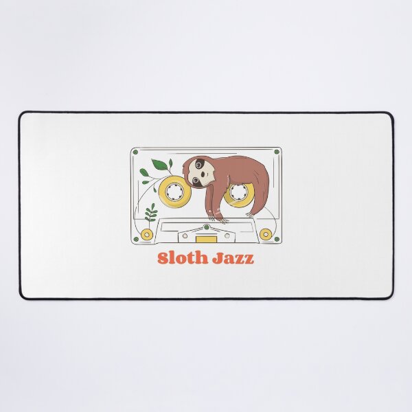 Item preview, Sloth Jazz Cassette tee design designed and sold by lach3.