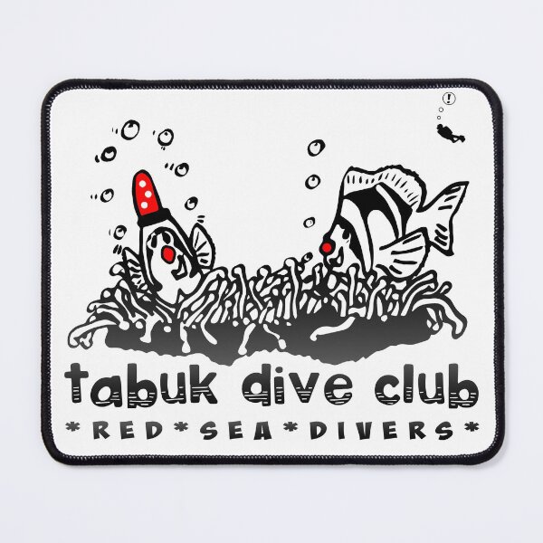 Item preview, Original 1987 Tabuk Dive Club design, in Black and White! designed and sold by Twenty Twenty Visions.