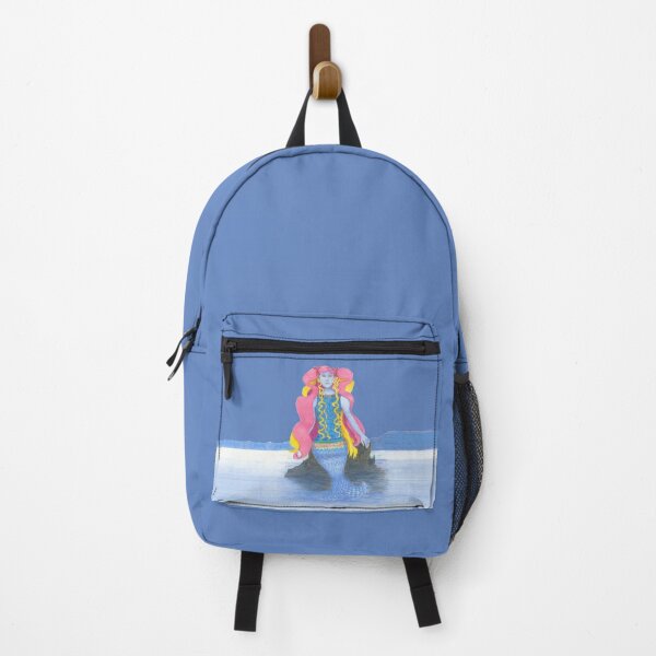 Item preview, Colourful Mermaid Sitting on a Rock designed and sold by STHoganArtist.