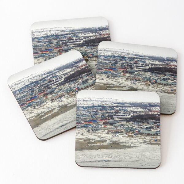 Item preview, Flying over the city of Kuujjuaq, Nunavik designed and sold by celinebisson.