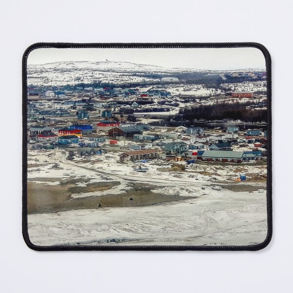 Item preview, Flying over the city of Kuujjuaq, Nunavik designed and sold by celinebisson.